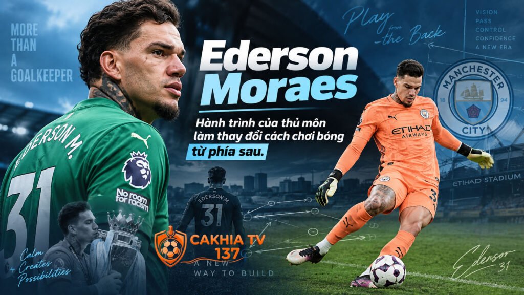 Ederson Moraes – Hành trình của thủ môn làm thay đổi cách chơi bóng từ phía sau