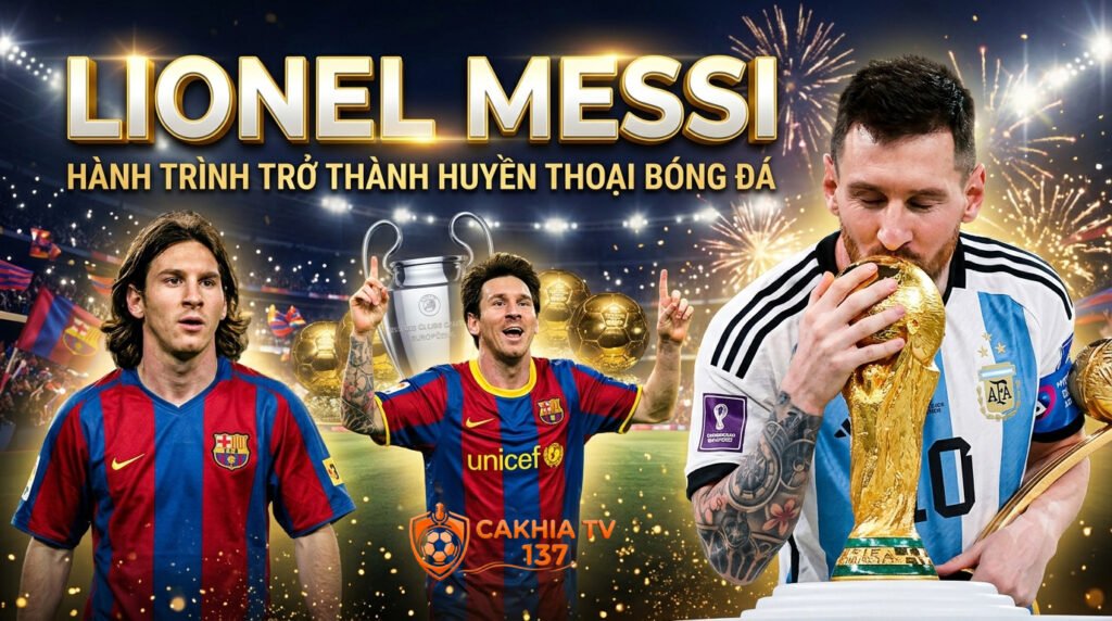 Lionel Messi: Hành trình trở thành huyền thoại bóng đá