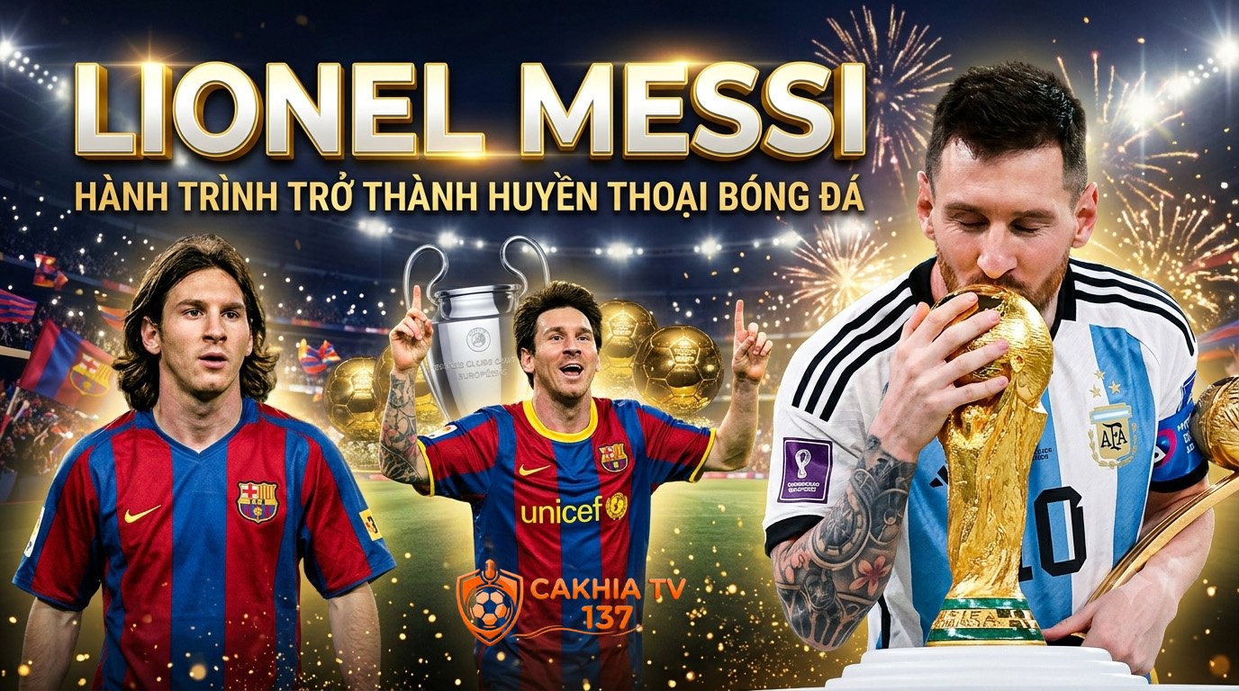 Lionel Messi: Hành trình trở thành huyền thoại bóng đá